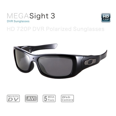 Μίνι βιντεοκάμερα Eyewear με τα πολωμένα γυαλιά βιντεοκάμερων φακών 720P HD TAC