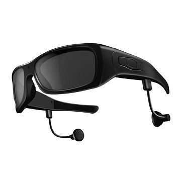Πλήρη γυαλιά βιντεοκάμερων κατασκόπων HD 720P 30fps/mp3 γυαλιά ηλίου Bluetooth